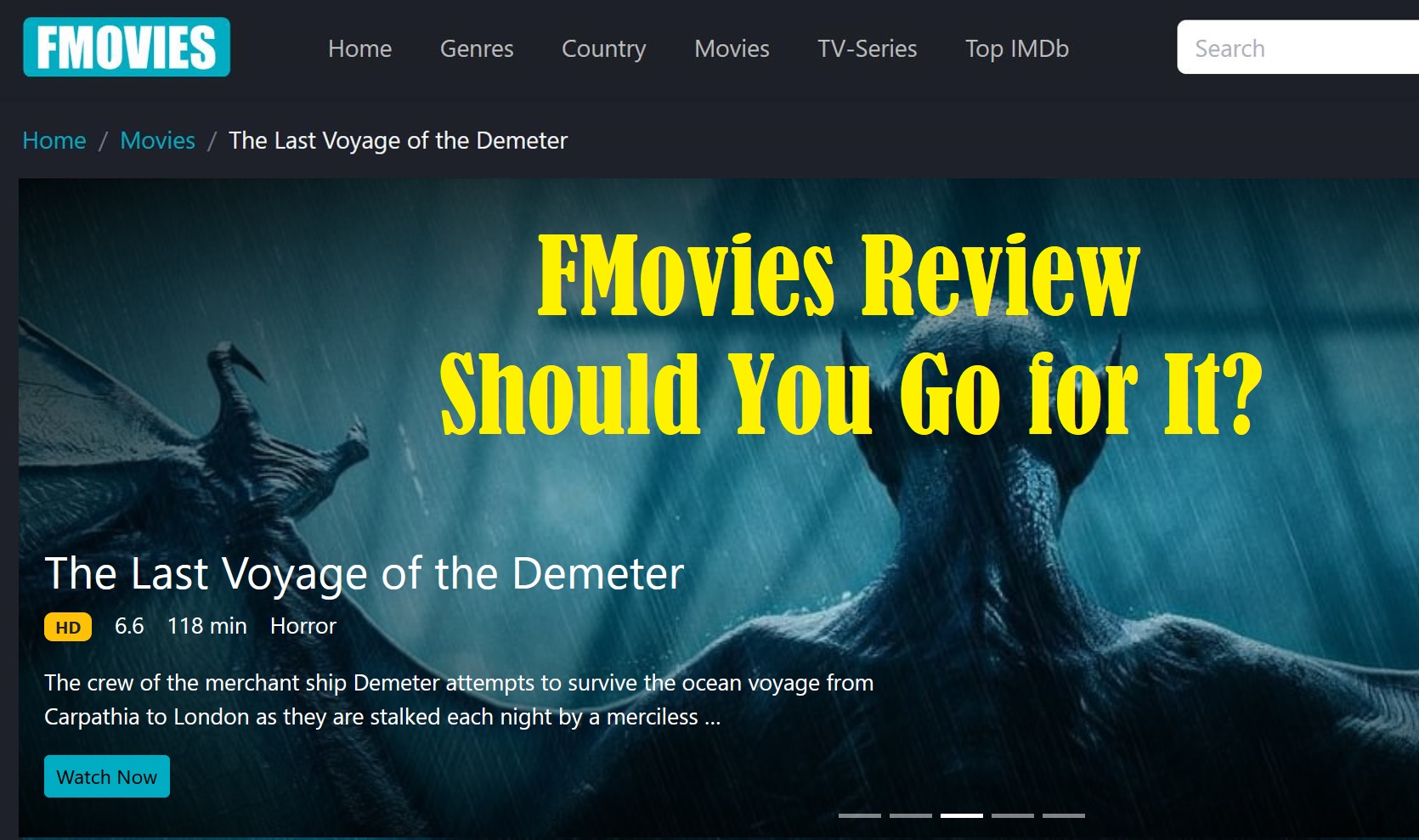 FMovies Review Should You Go for It